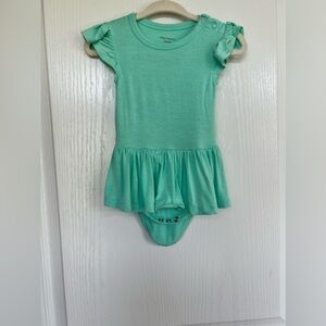 Mint Green Posh Peanut 3-6 month twirl dress